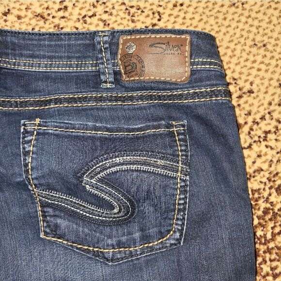 Silver Jeans Dark Blue Size 18 (JEA4) - Picture 5 of 11